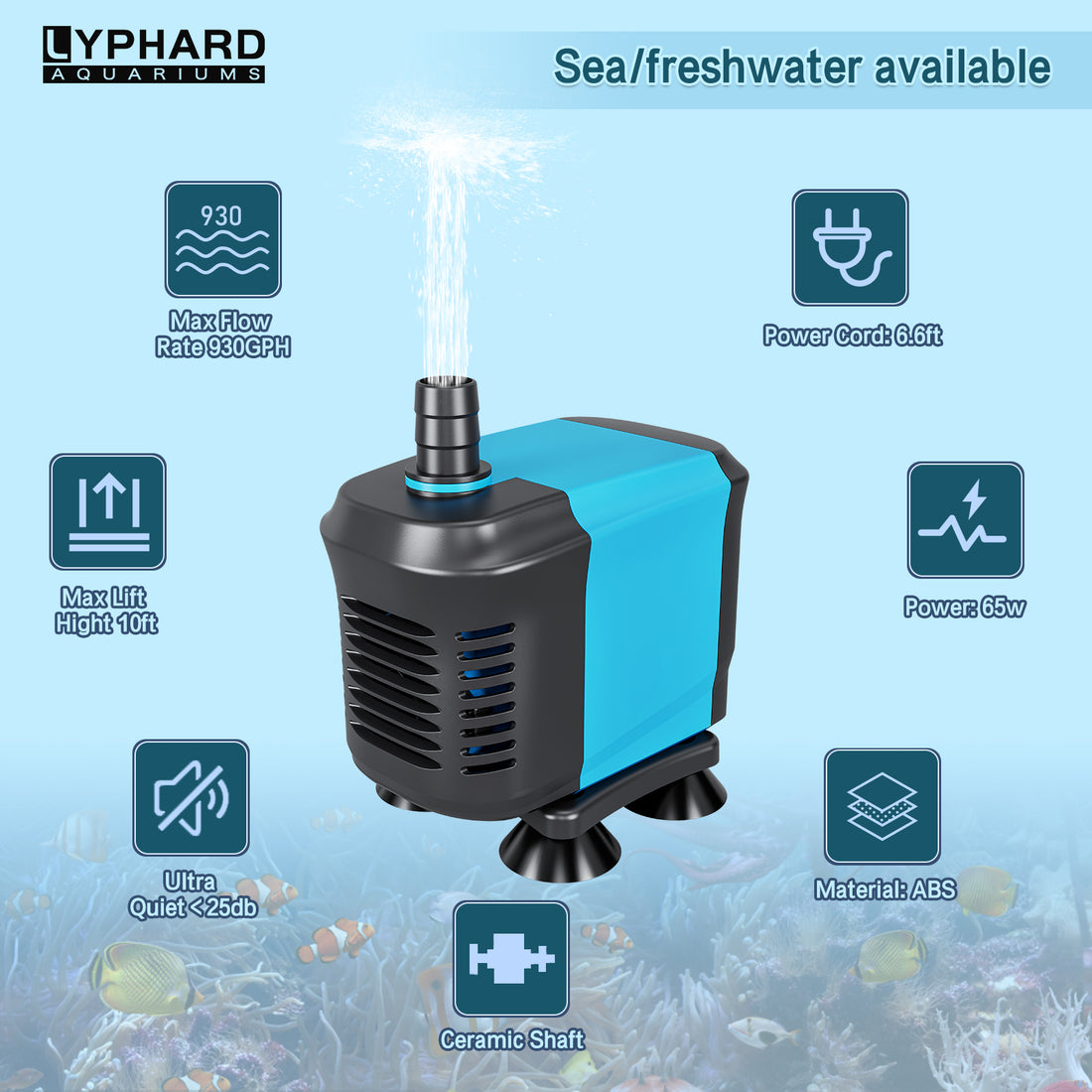 Submersible Water Pump 65W
